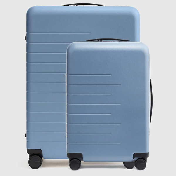 Carry-On & Large Check-In Suitcase Set in Blue