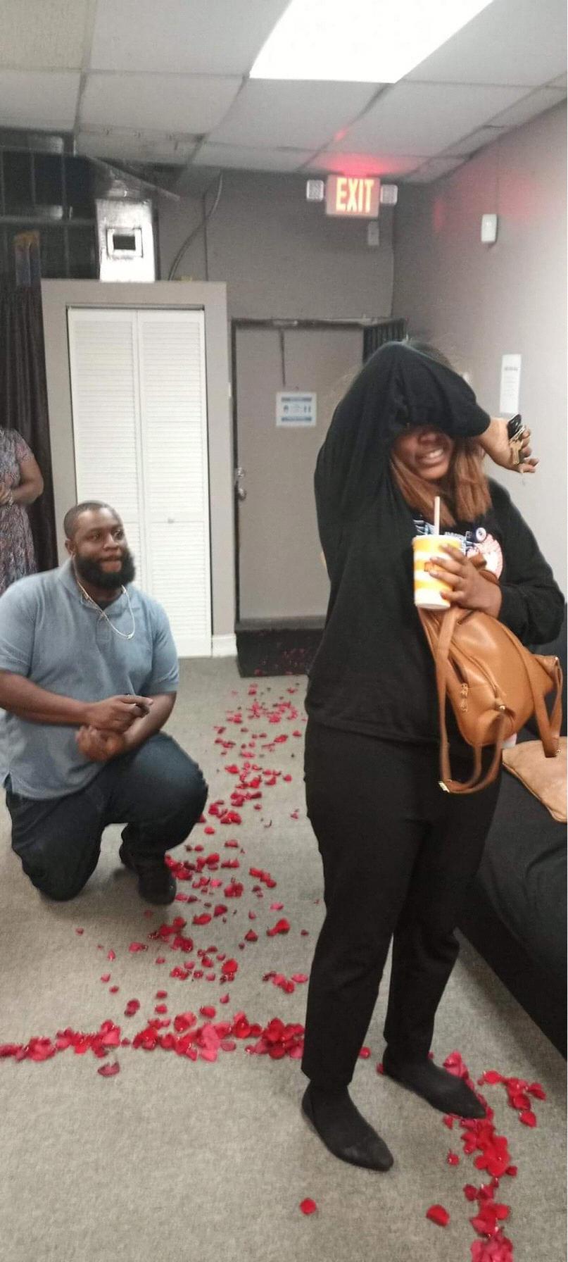 “I know he didn’t just get down on one knee”