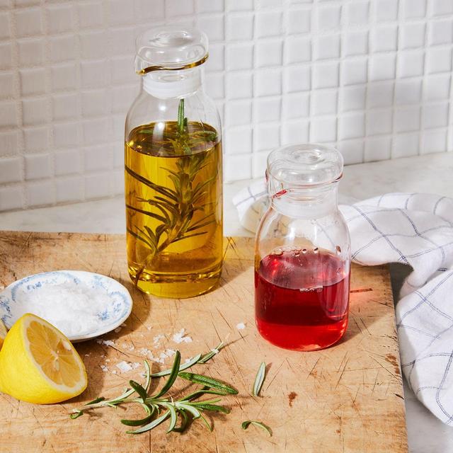 Shake, Pour, Preserve Glass Dressing Bottle (Set of 2)