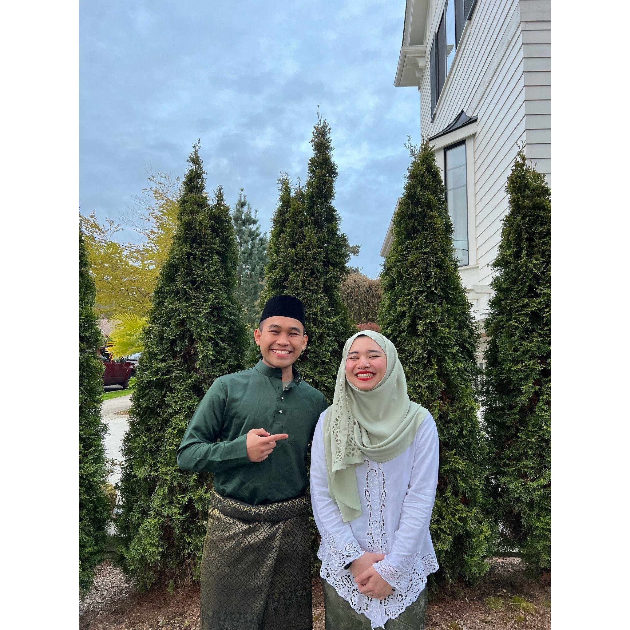 Matching outfits for Eid-ul Fitr!
