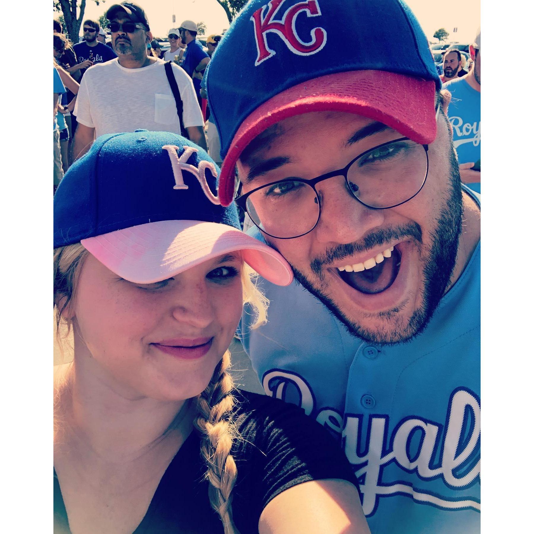 Sarah's very first Royals game