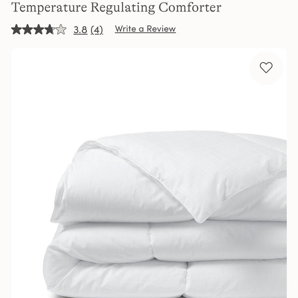 Temperature Regulating Comforter