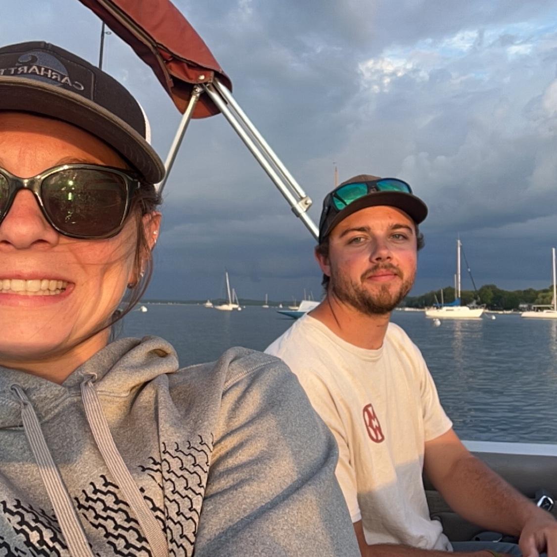 In the summer of 2024, Aaron bought us a boat!
Ask him about the ferry…
Lake Michigan - Harbor Springs, MI.
7/10/2024