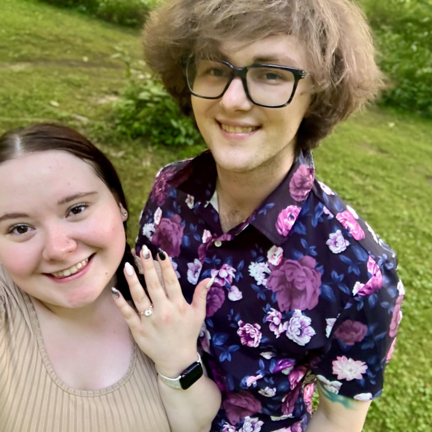 Our 6 year anniversary at Hocking Hills 
We got engaged 6/21/24 <3