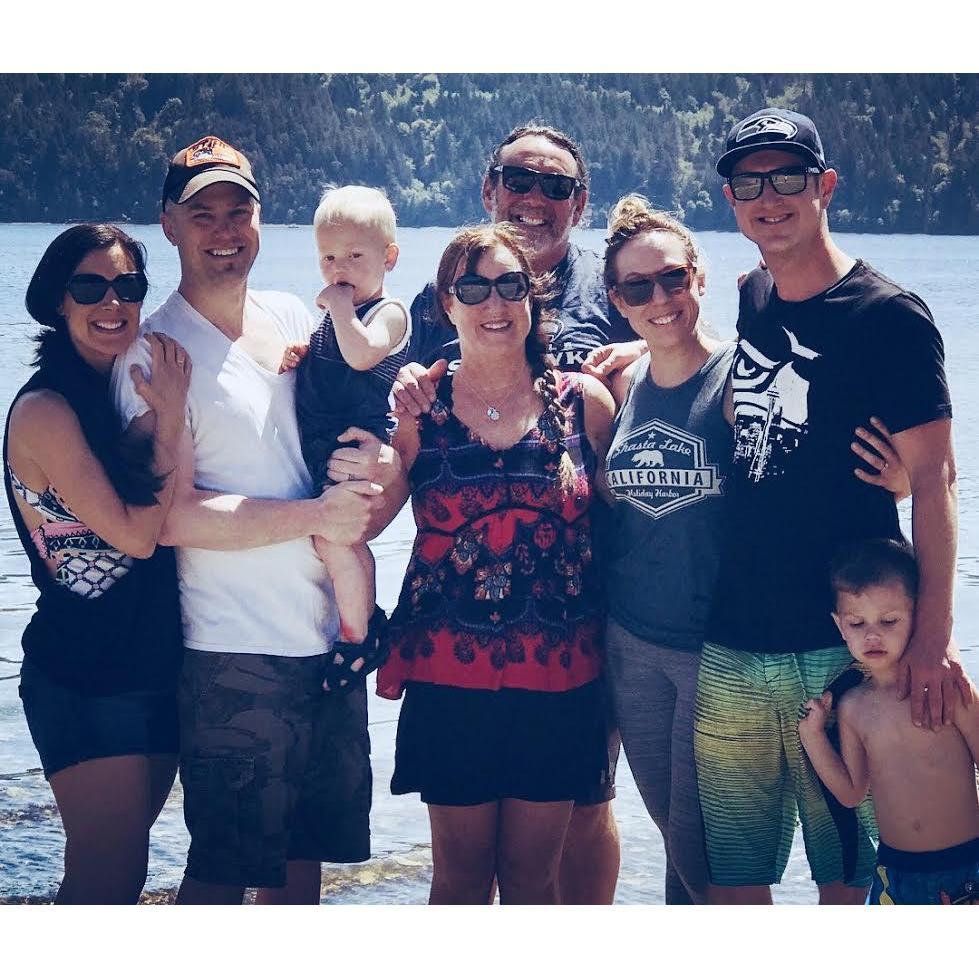 Hoods Canal, WA with KC's family 2018