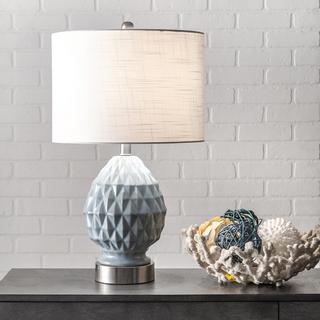 Textured Ceramic Egg Table Lamp