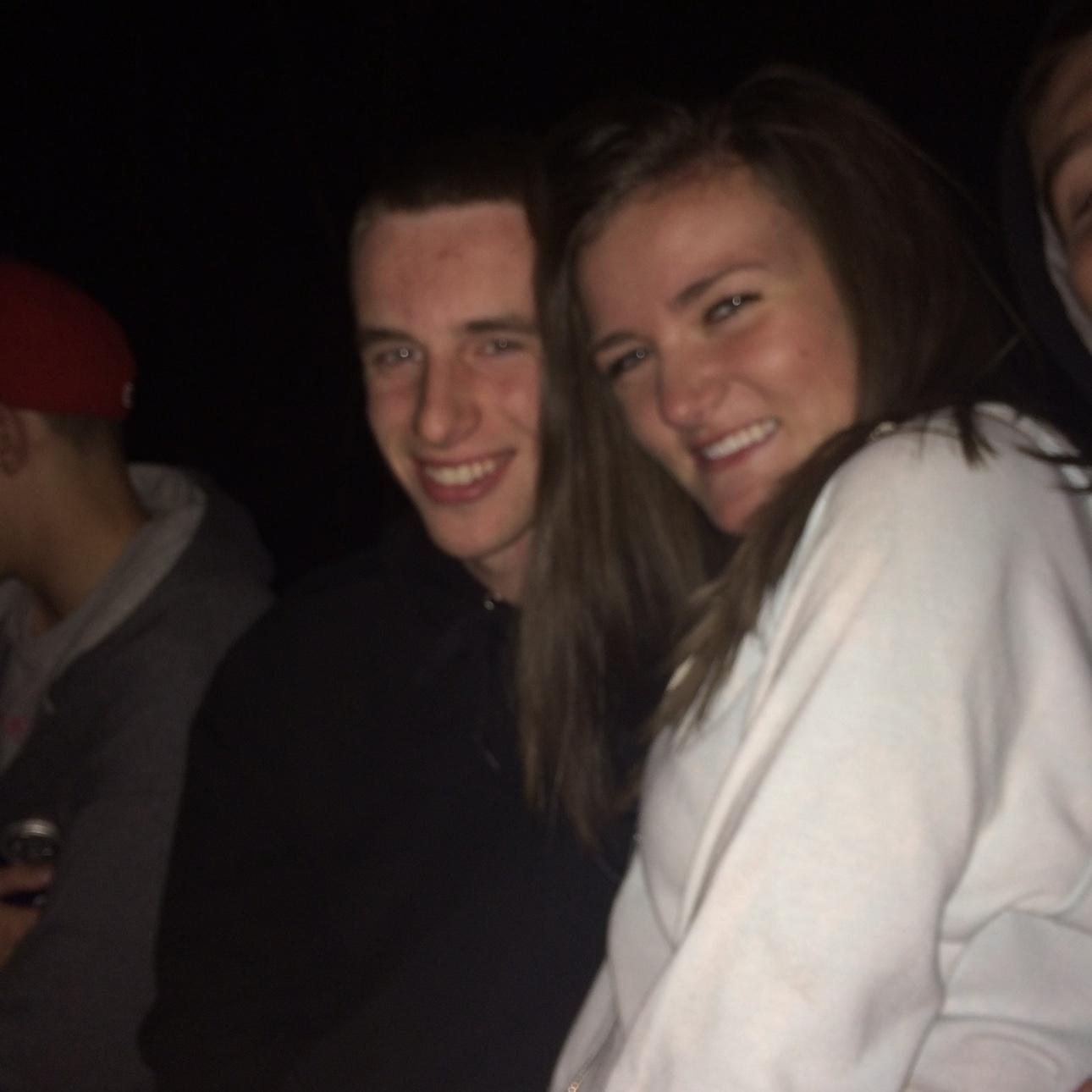 Our first photo together