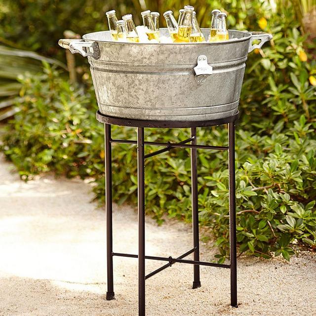 Galvanized Metal Party Bucket