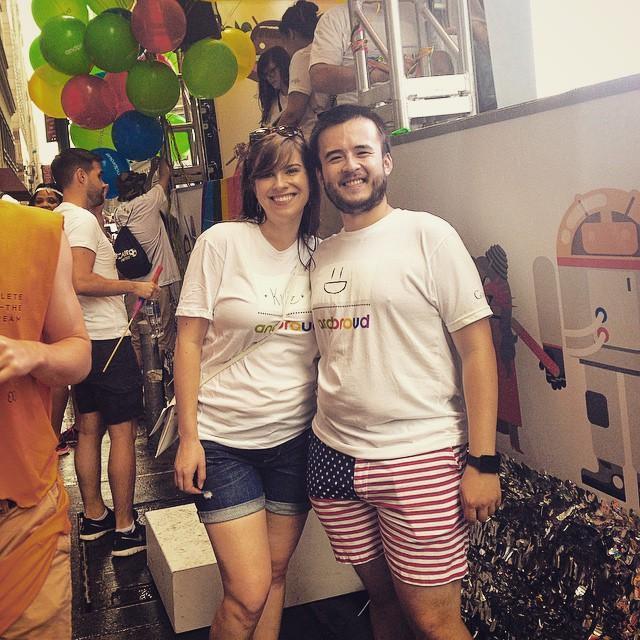 Love is love! Marching with the Google float in the Pride Parade // New York // June 2015