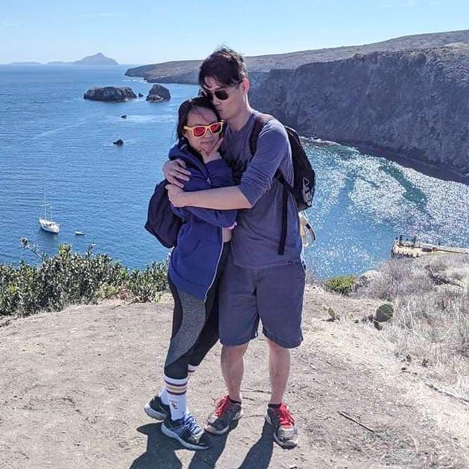 Visiting our first national park together at Channel Islands. 10/2021