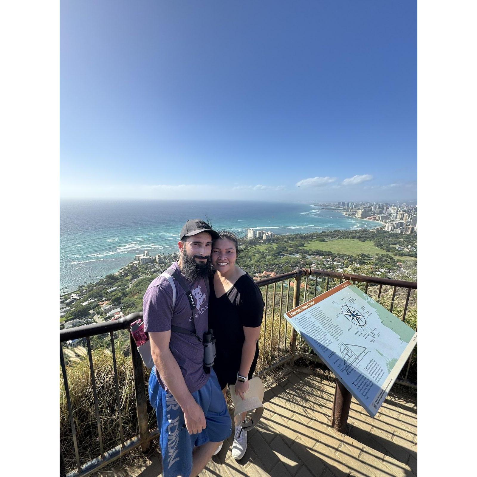 Diamond Head in Hawaii