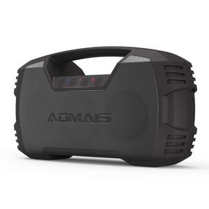 AOMAIS GO Bluetooth Speakers,Waterproof Portable Indoor/Outdoor 30W Wireless Stereo Pairing Booming Bass Speaker,30-Hour Playtime with 8800mAh Power Bank,Durable for Pool Party,Beach,Camping(Black)