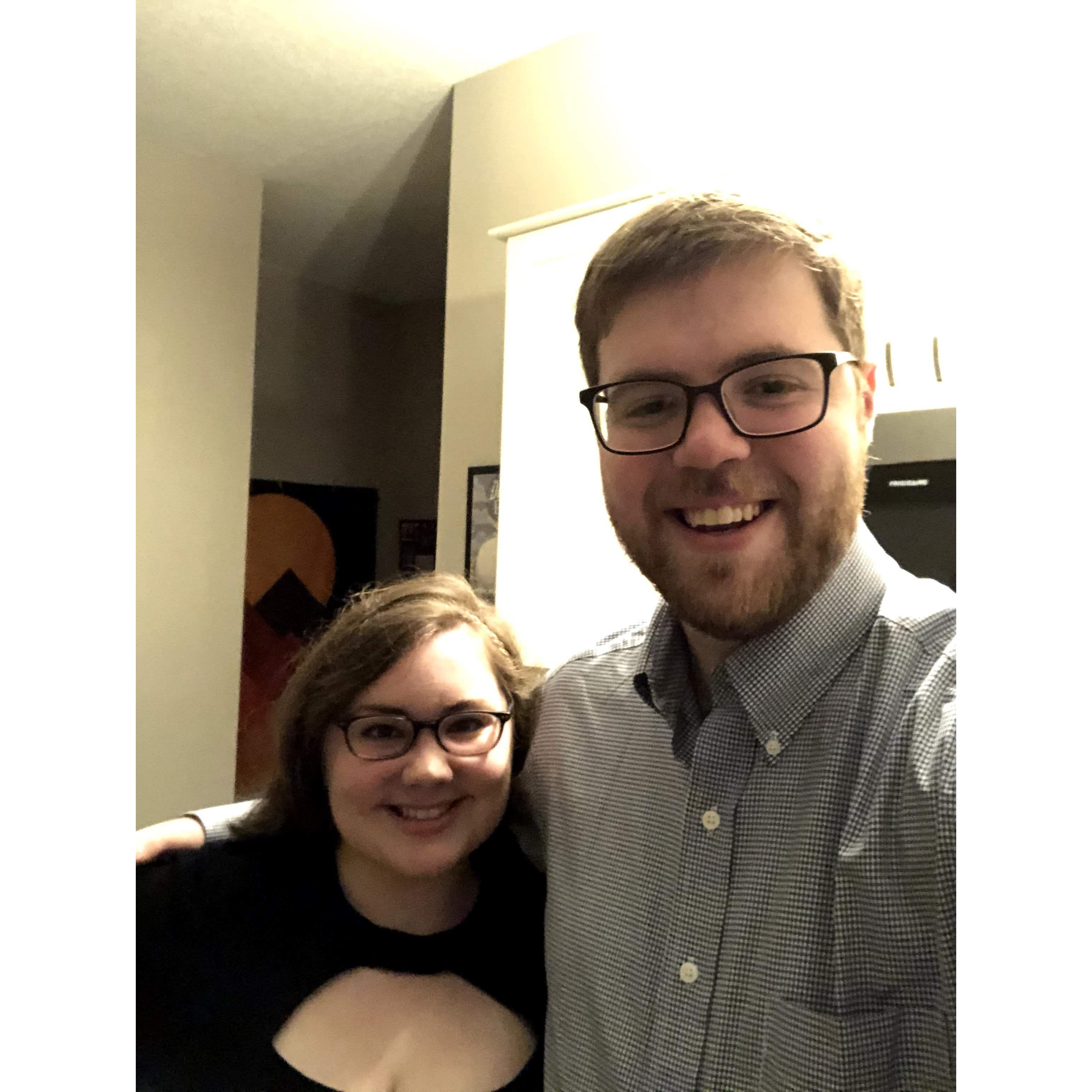 Our third date-iversary in Dubuque