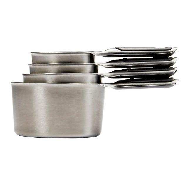 OXOGood Grips 4-Piece Stainless Steel Measuring Cup Set