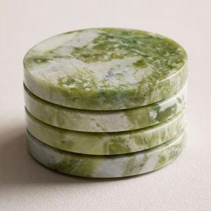 Hanson Coaster, Apple Jade, Set of Four - Soho Home