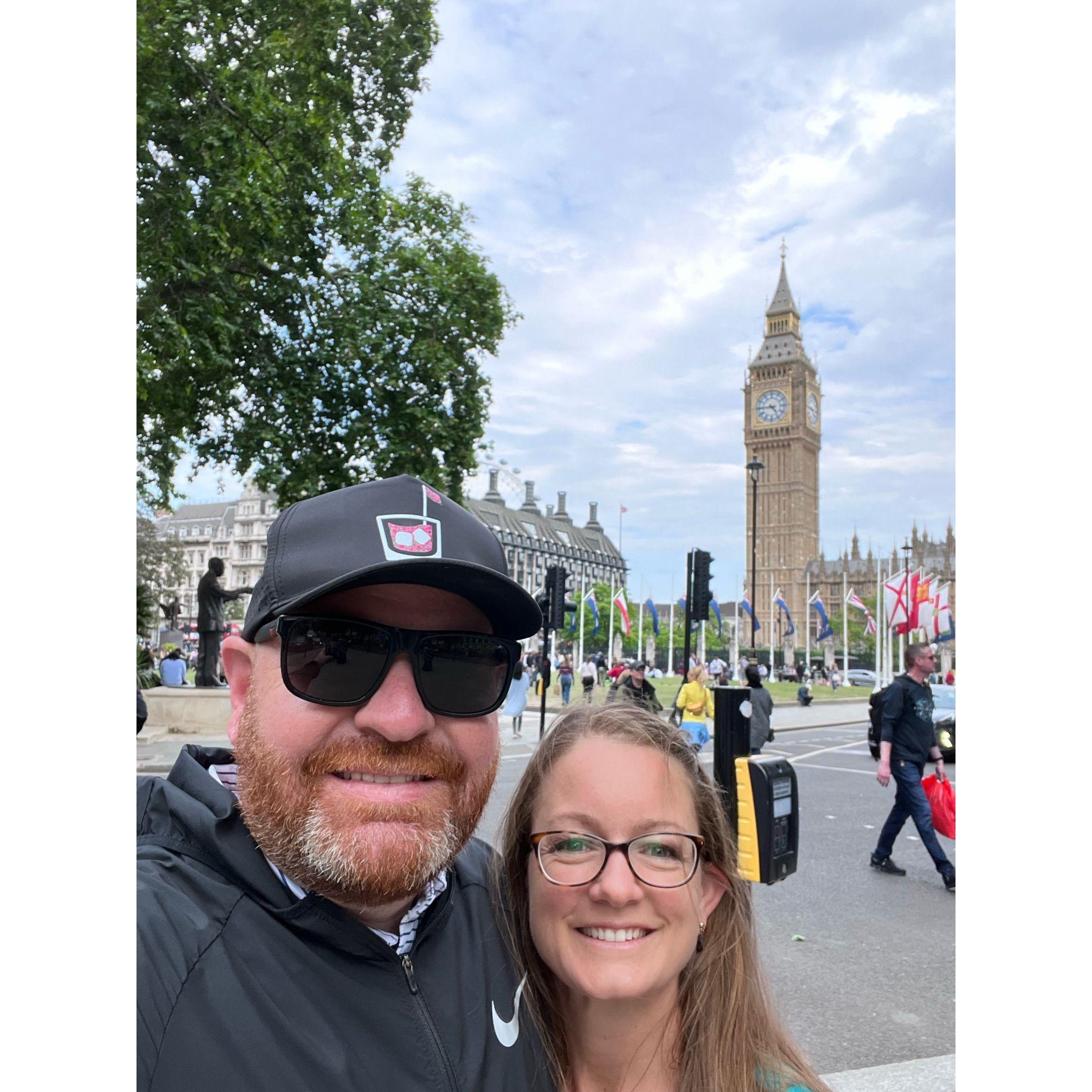We have traveled to London and St. Lucia in our 4.5 years together.