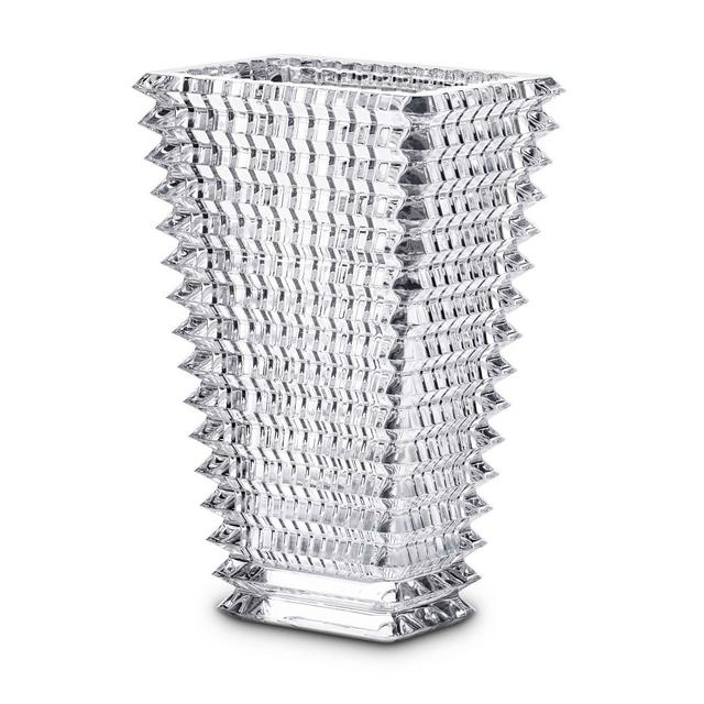 Baccarat Rectangular Eye Vase, Tall