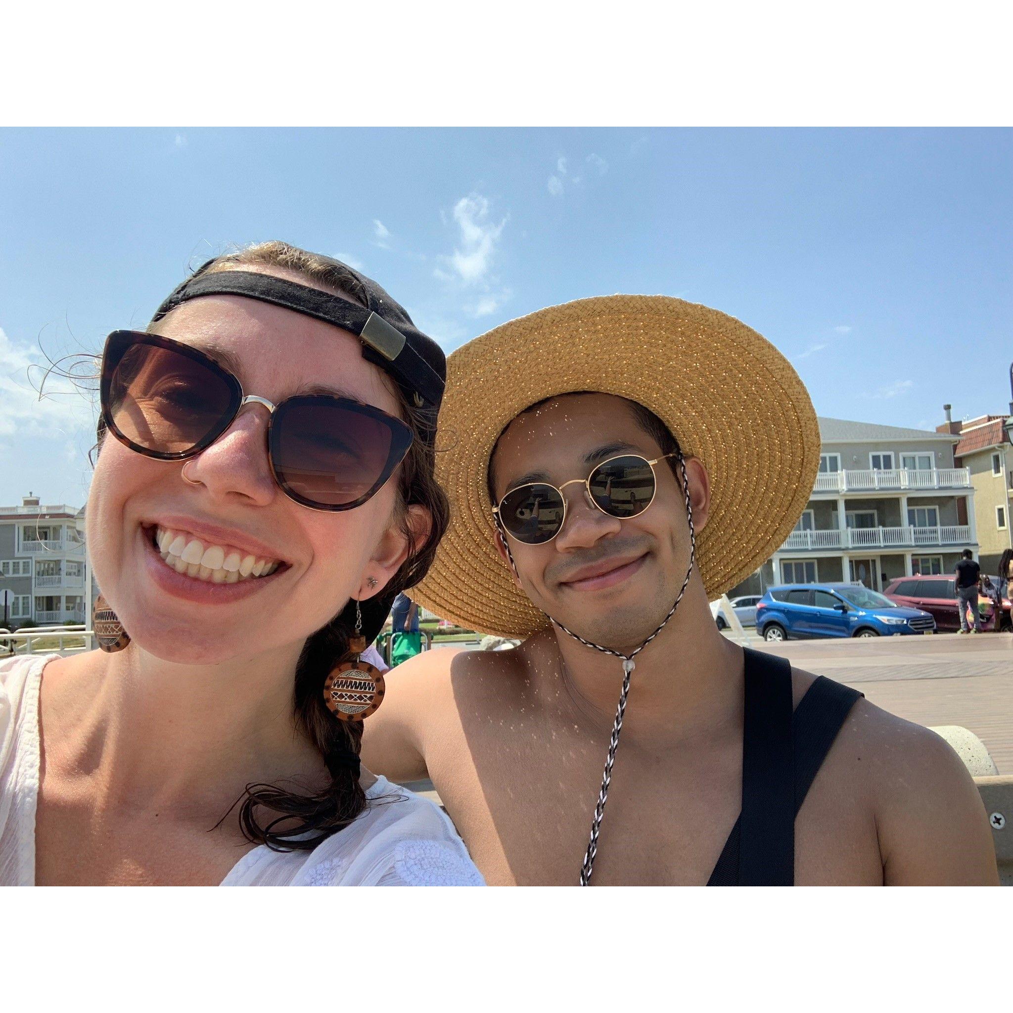 Beach day vs trade hats day