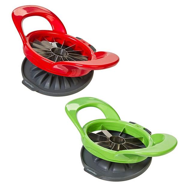 Prepworks by Progressive Apple Slicer and Corer Set, 8 Slice and 16 Slice Included, Perfect for Apples or Pears, Attached Safety Cover Protect Fingers while In-Use and Blades while in Storage