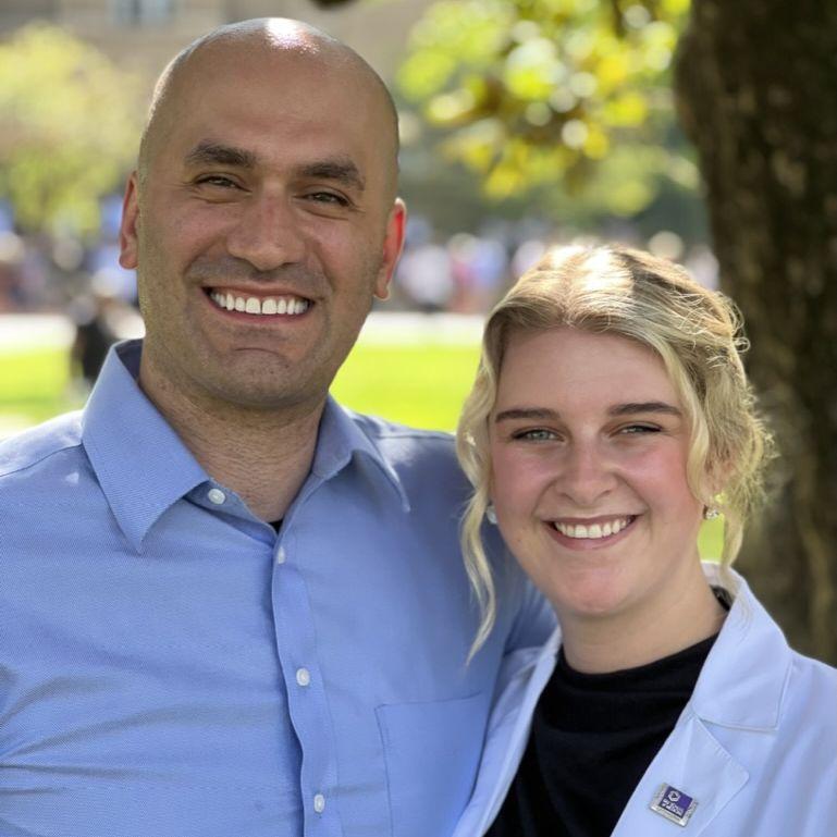 Ruth's white coat ceremony