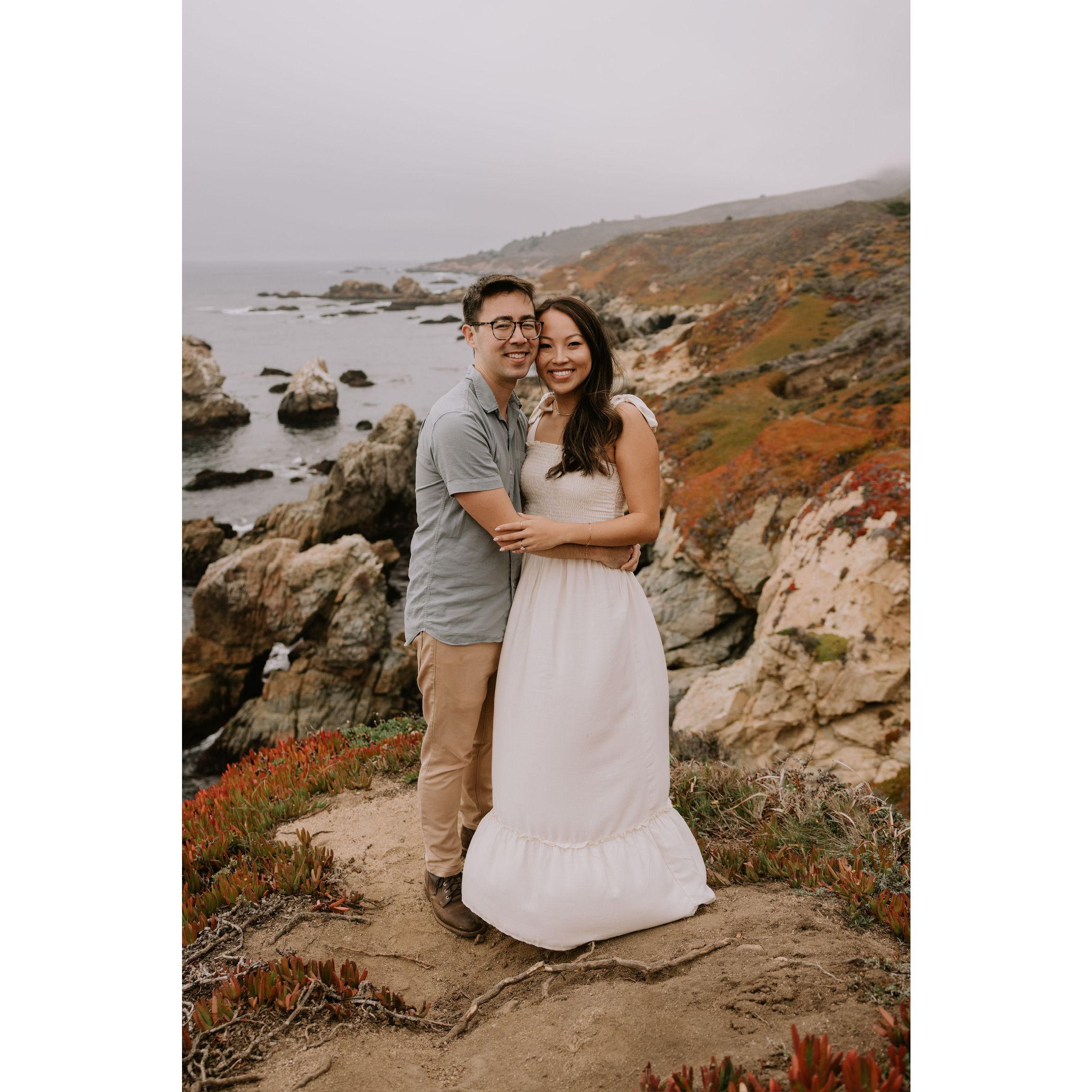 Engagement photoshoot with Focused Journey Media - Big Sur, CA