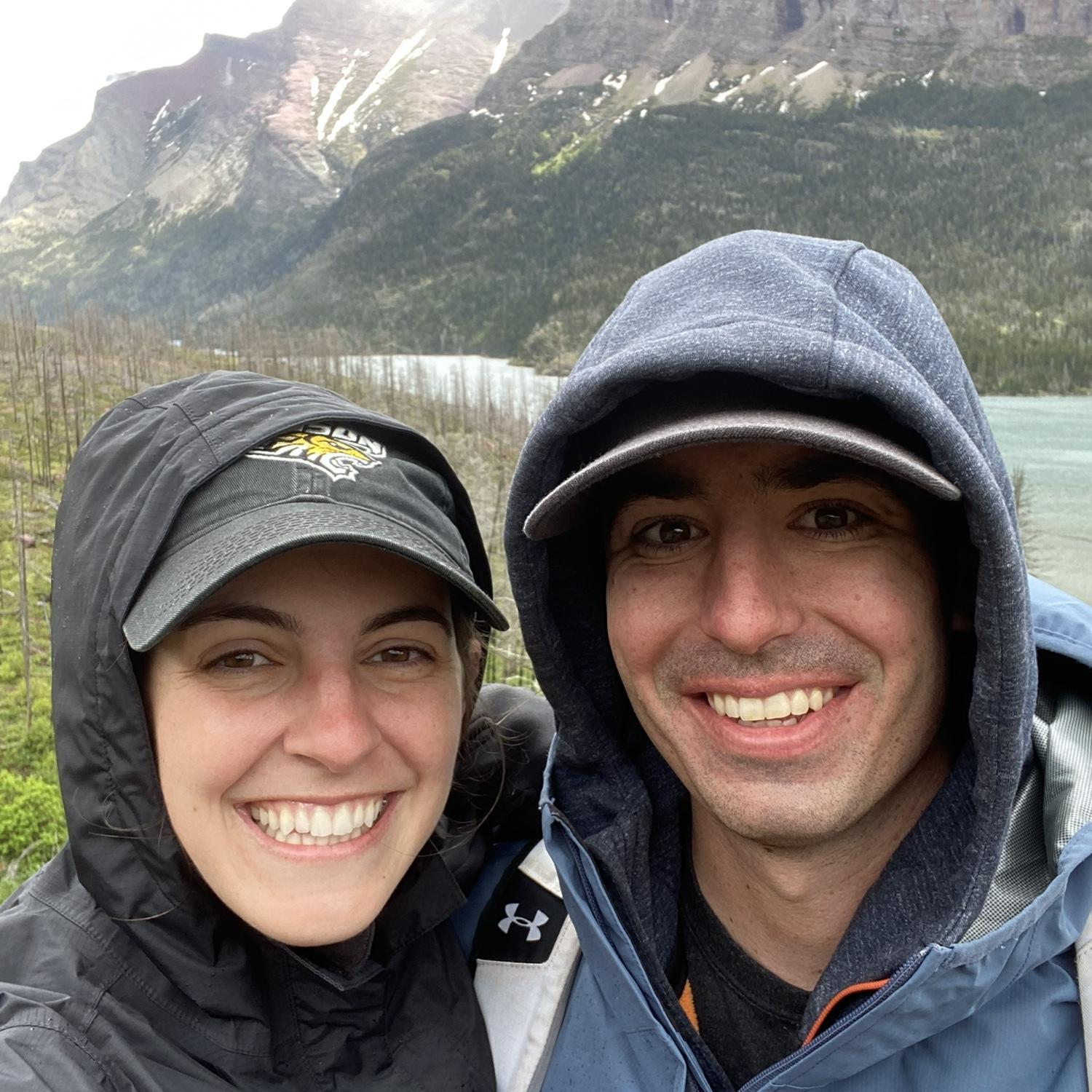 Our first camping trip together  at Glacier!