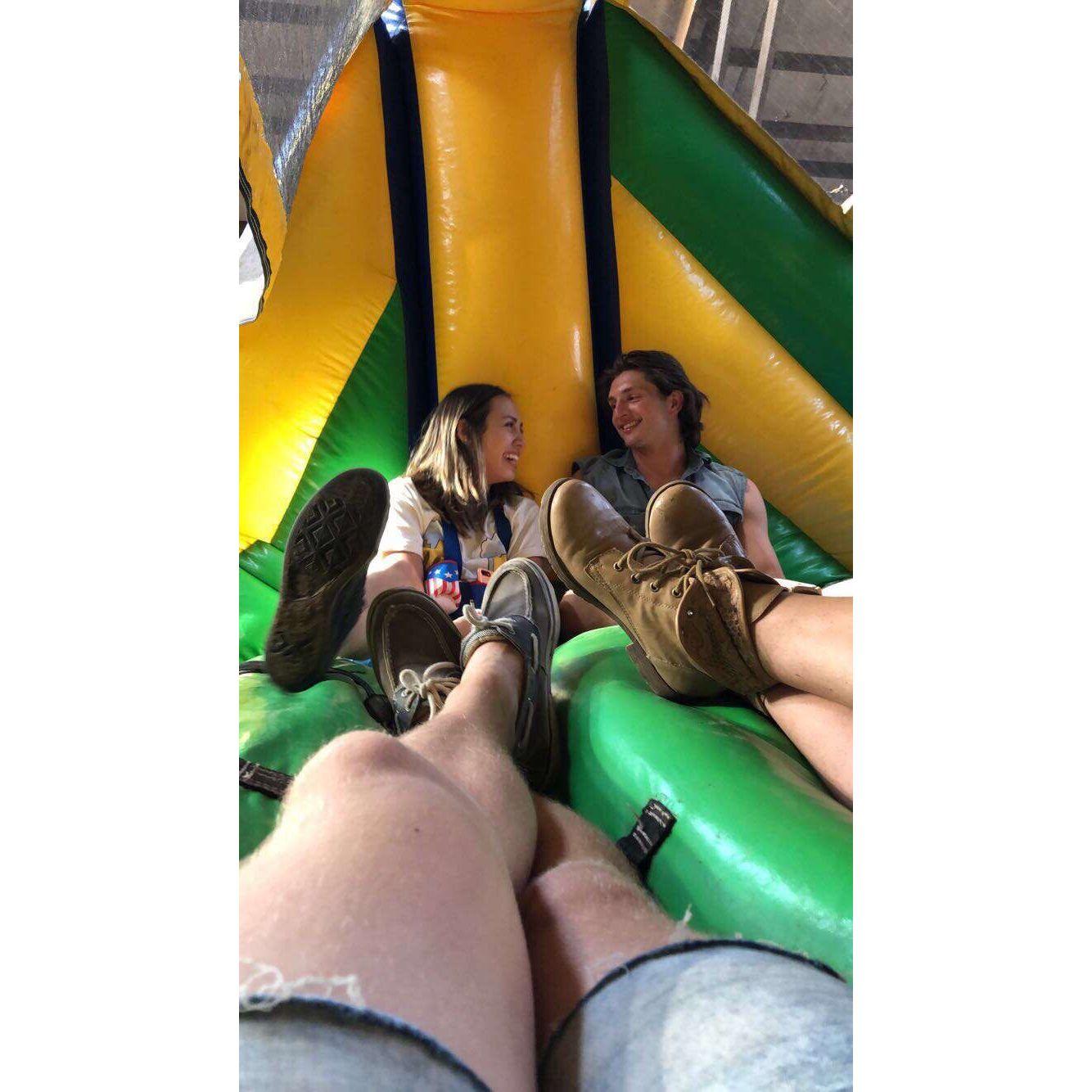 This is the first photo of us ever taken <3
