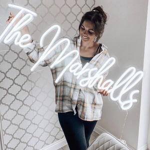 Custom Last Name Neon Sign Wedding for Reception, Led Lights Neon Sign Wedding Decor, Neon Sign Custom, Custom Family Name Sign, Home Decor - Etsy