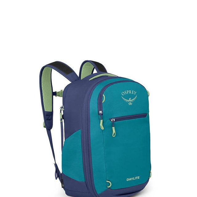 Osprey Daylite Expandable 26+6 Travel Pack, Blue Spikemoss/Alkaline