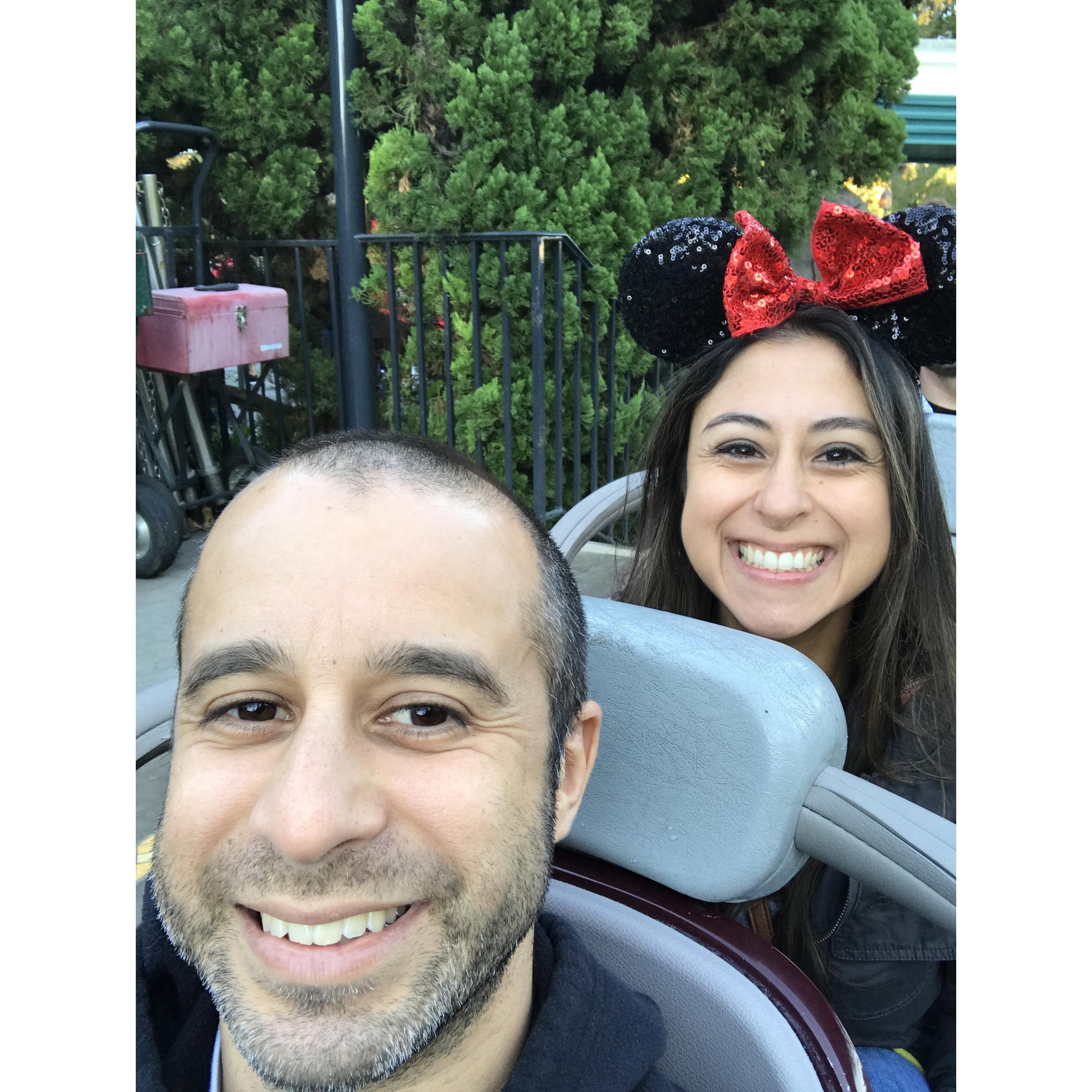 Every year on Anniversary we Celebrate at the Happiest Place on earth. We are going to continue the tradition as husband and wife.