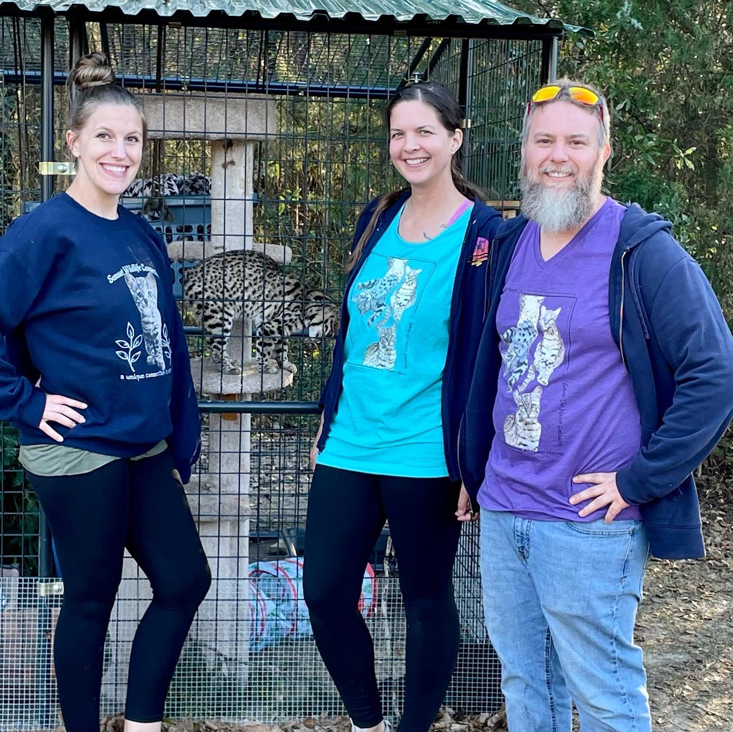 Marissa (co-founder), Margaret, and Tommy after a successful grand opening event for their nonprofit in January 2023.