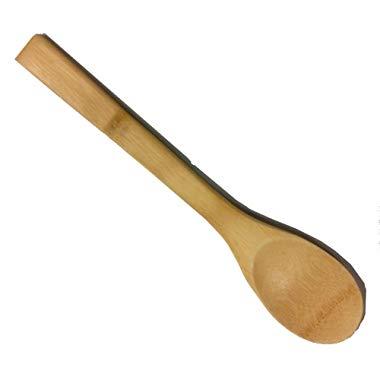 Bamboo Wood Cooking Spoon – Use with All Cookware – 12-Inches