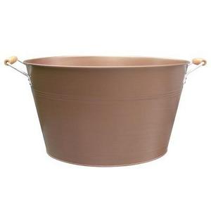 Antique Copper Oval Beverage Tub 20gal - Oasis
