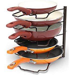 Deco Brothers Pan Organizer Rack, Bronze
