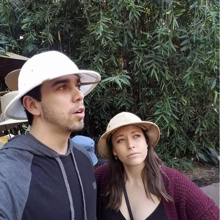 This was taken on our first date ever and we went to the San Diego Zoo!  Didn't know we would be married four years later!