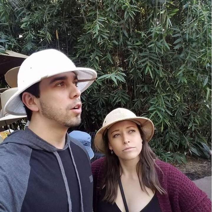 This was taken on our first date ever and we went to the San Diego Zoo! Didn't know we would be married four years later!