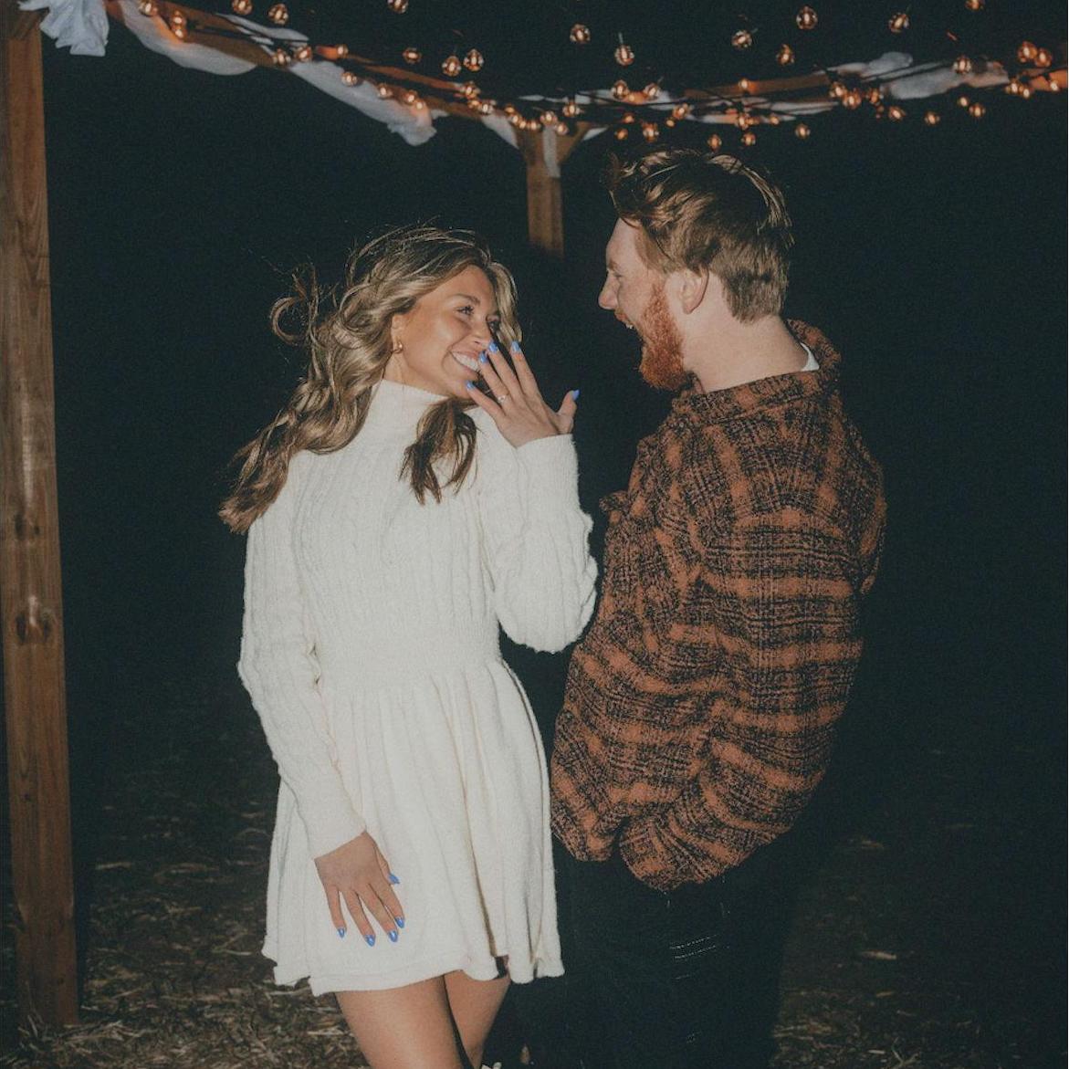 When we got engaged and said "I love you"