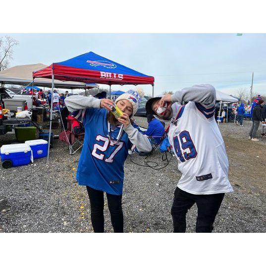 one of many bills games together + Kayla's first time shotgunning, 10/31/2021