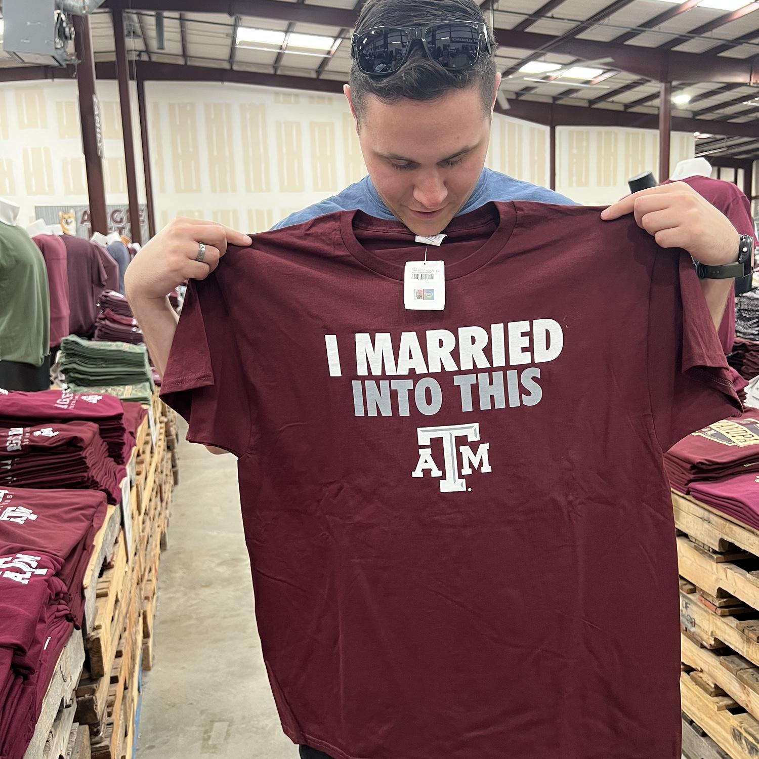 3/31/2025 | On our Texas tour we stopped in College Station for CJ to see A&M and I 100% bought him this shirt :)