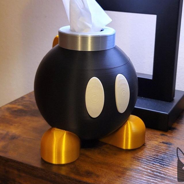 Super Mario Bob-omb Tissue Box