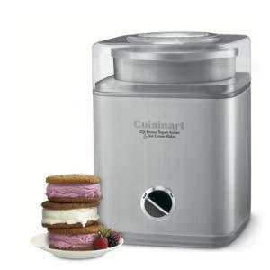 Cuisinart ICE-30BC Pure Indulgence 2-Quart Automatic Frozen Yogurt, Sorbet, and Ice Cream Maker - Silver