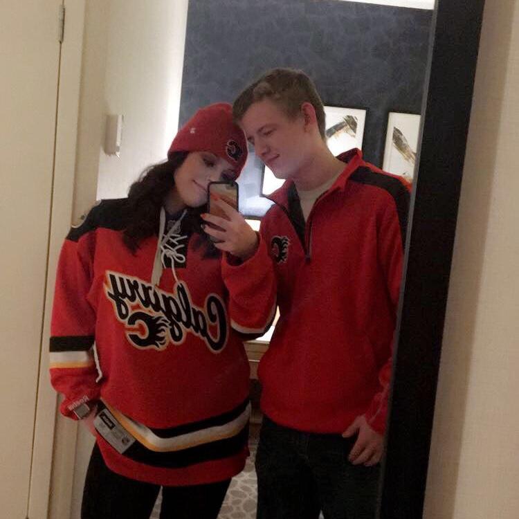 2019- Calgary Flames game in Canada