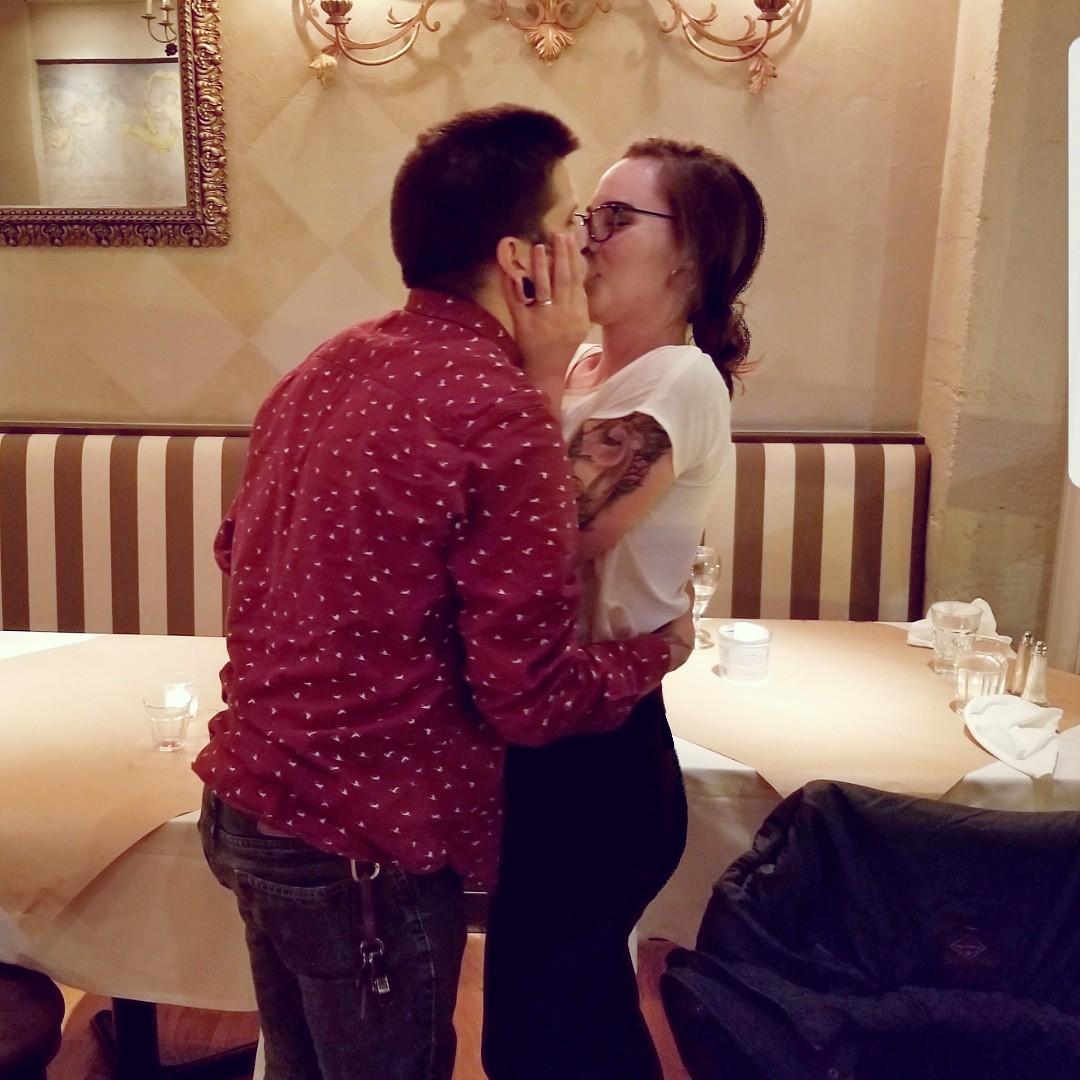 After Kate said yes.