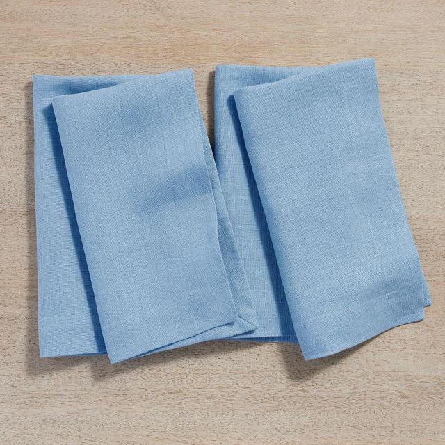 Mason Oversized Napkins, Set of 4 - Cornflower Blue