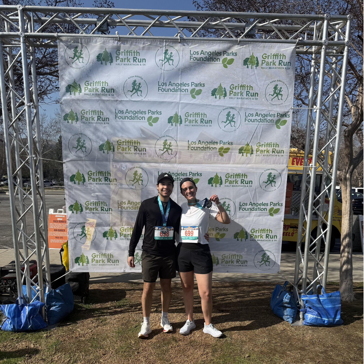Our first (and probably Brenda's last) 5k marathon.