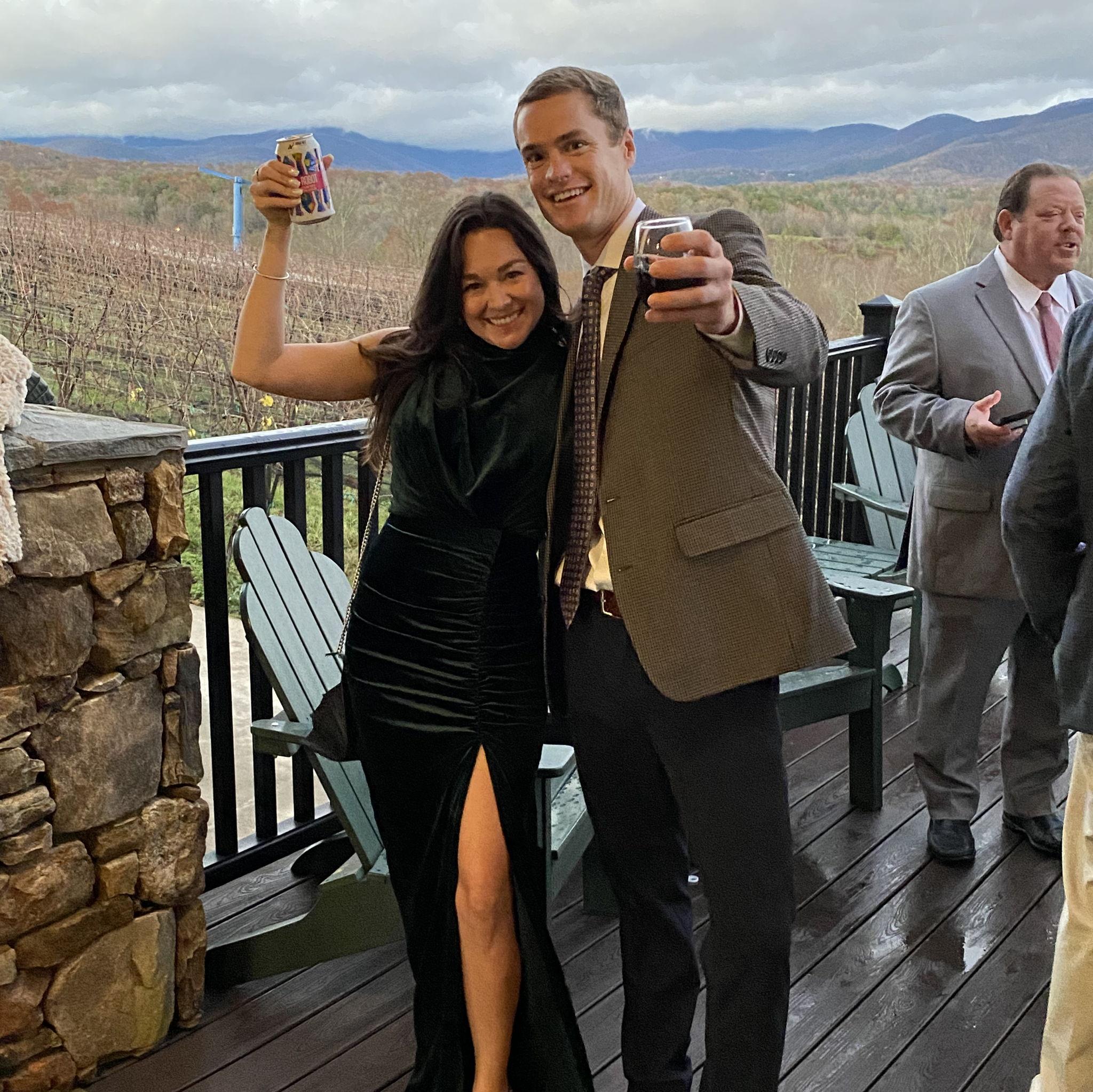 Our first wedding in Dahlonega, GA