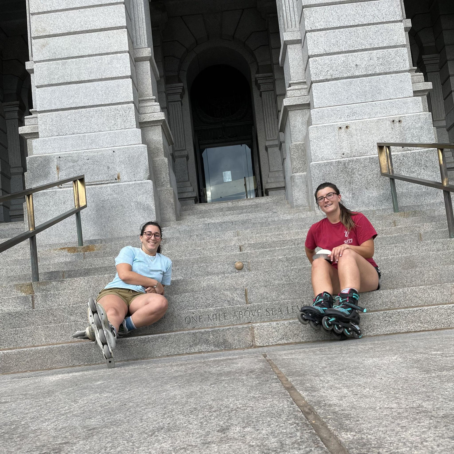 Out love for rollerblading was comical!