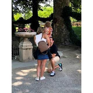 The moment we got engaged! Thank you to the very nice Canadian family who snapped some photos for us!