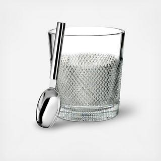 Diamond Line Ice Bucket With Scoop