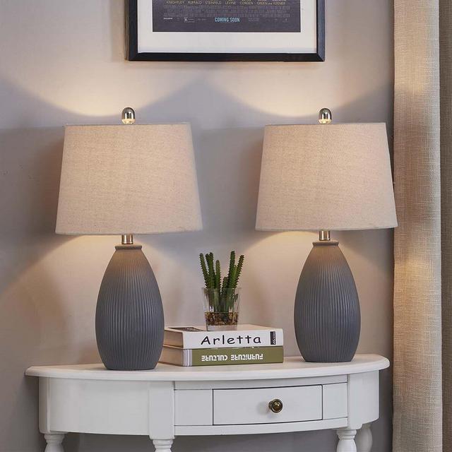 Gael 22.25" Bedside Table Lamp Set
